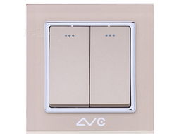 LVC二位大跷板双控开关与LVC6612AY综合布线设备 产品图片与素材全解析